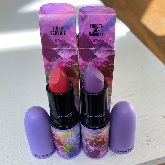 Mac Matte Lipsticks-Tulip Service & Forget-Me-Naughty(sold) - Picture 4 of 6